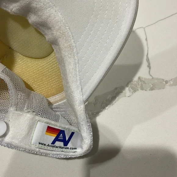 EUC Aviator Nation Smiley Vintage Trucker Hat - Picture 4 of 5